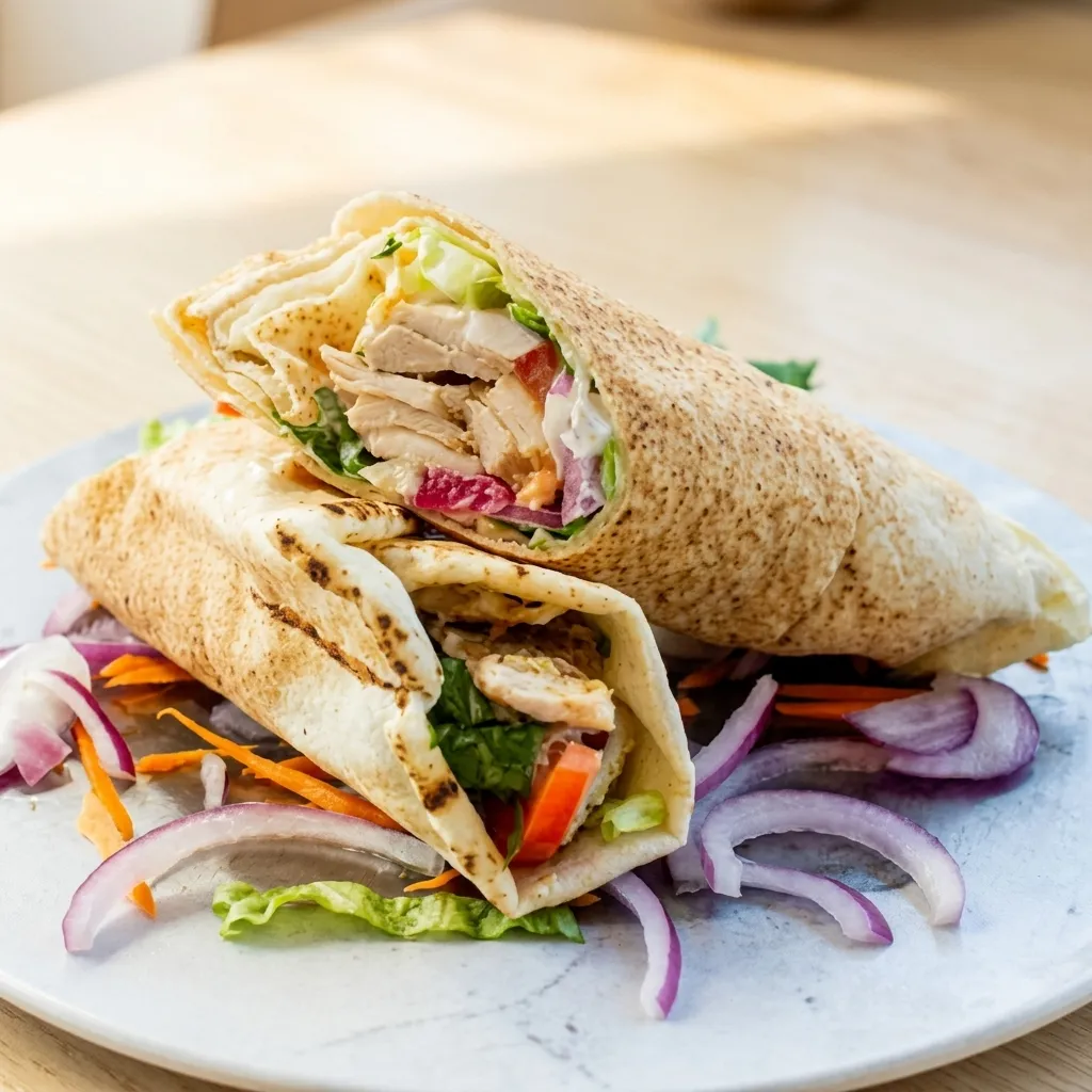Chicken Kathi Roll at Chilli Peppers Ellerslie - Indo-Chinese street food in Edmonton